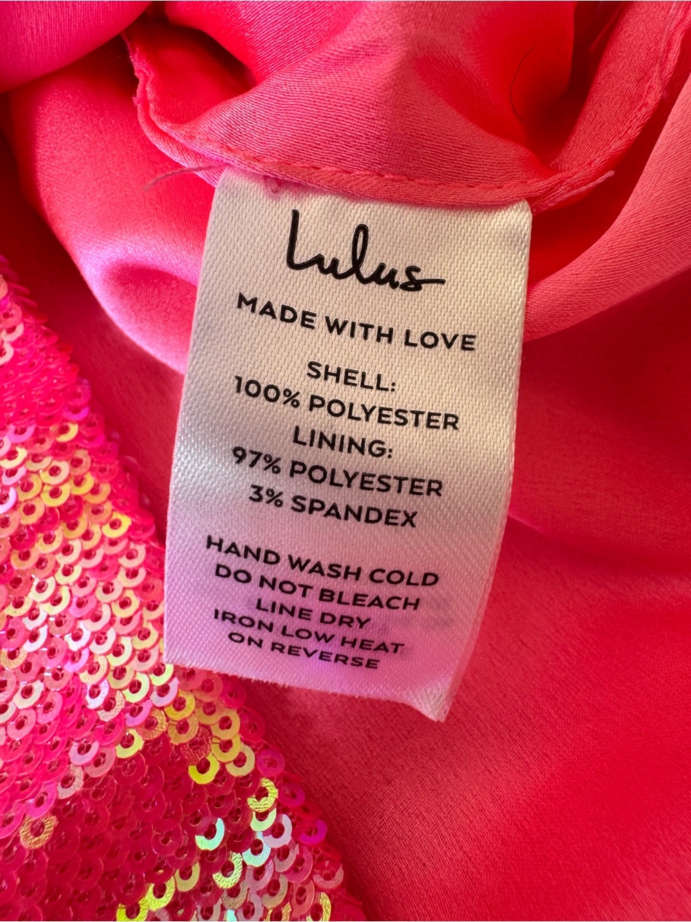 NWT Lulus Shimmering Sweetie Hot Pink
Sequin Halter Bodycon Mini Dress - Picture 10 of 12